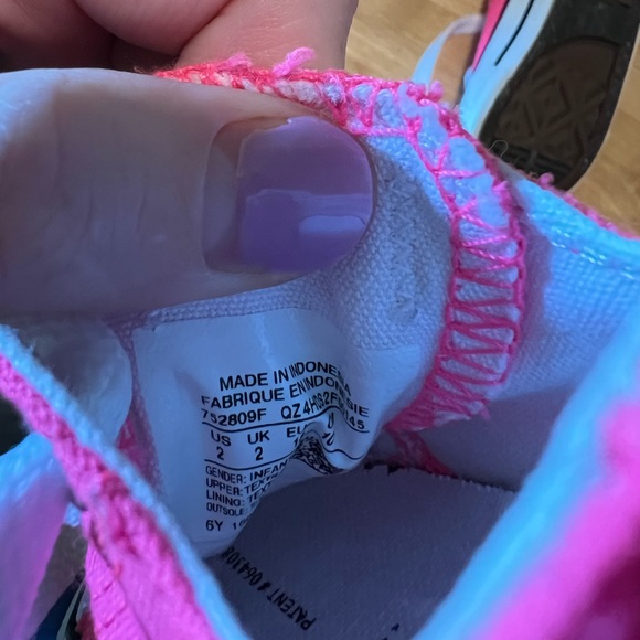 EUC Infant Converse Chuck Taylor All Star Knockout Pink Sneakers - Picture 3 of 6